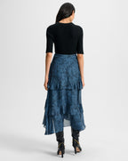 Jupe midi Graeme Silk
