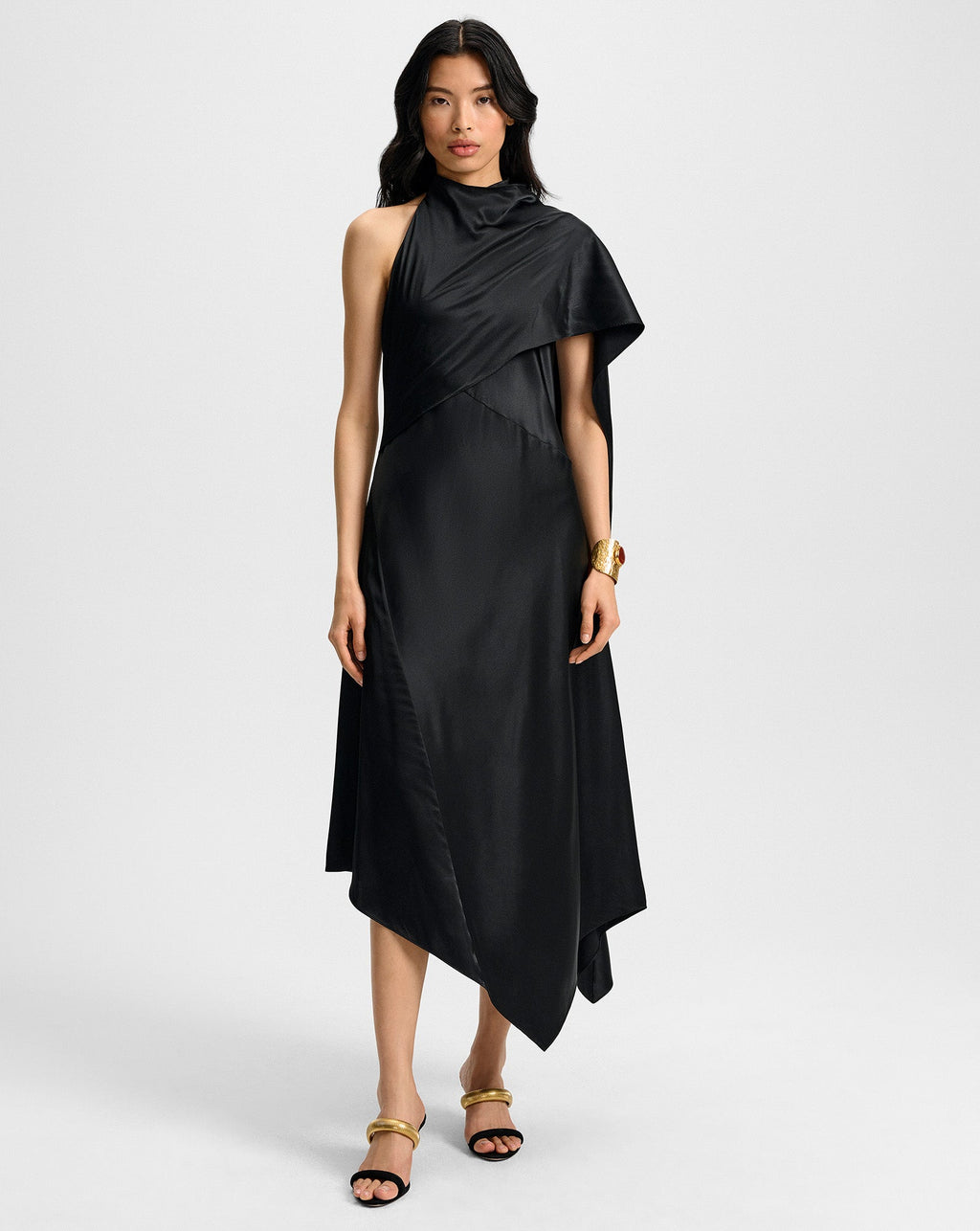 Robe midi en soie Wyndham