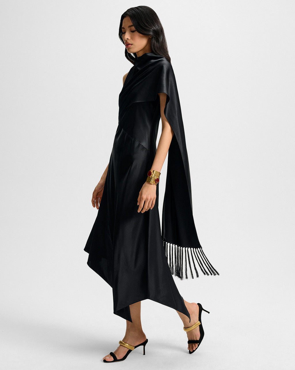 Robe midi en soie Wyndham