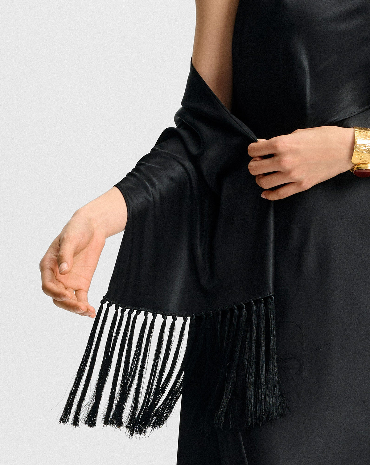Robe midi en soie Wyndham
