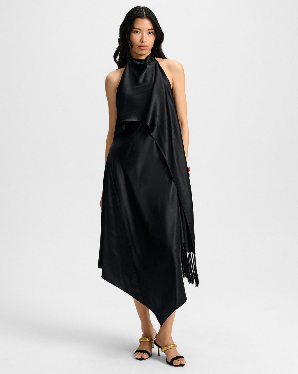 Robe midi en soie Wyndham