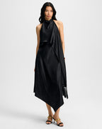 Robe midi en soie Wyndham
