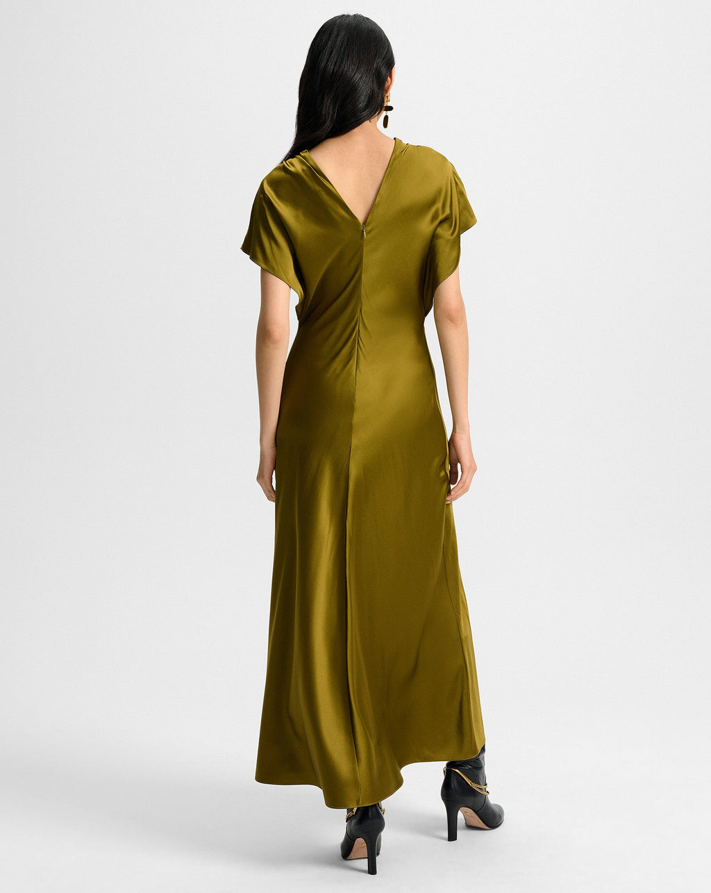 Redgrave Silk Midi Dress