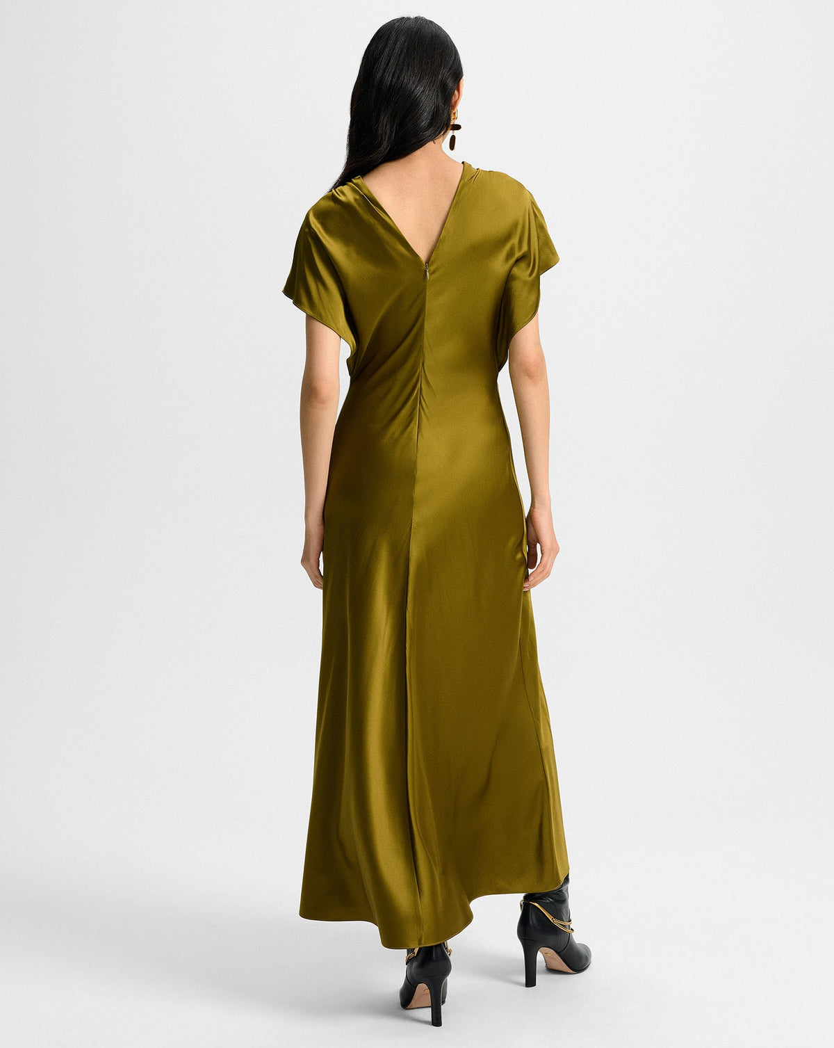 Redgrave Silk Midi Dress