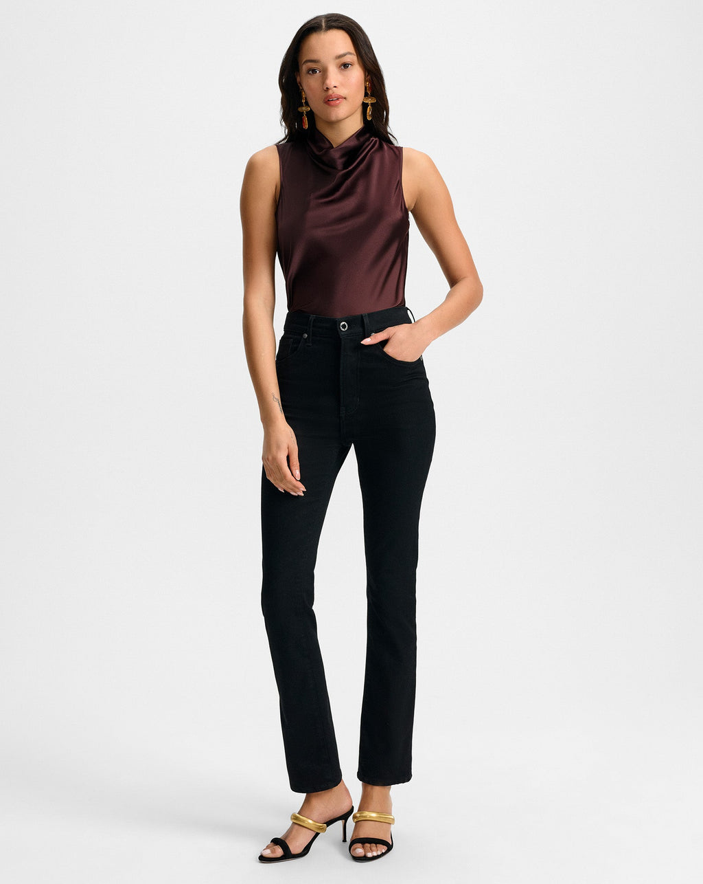 Tam Silk Sleeveless Top