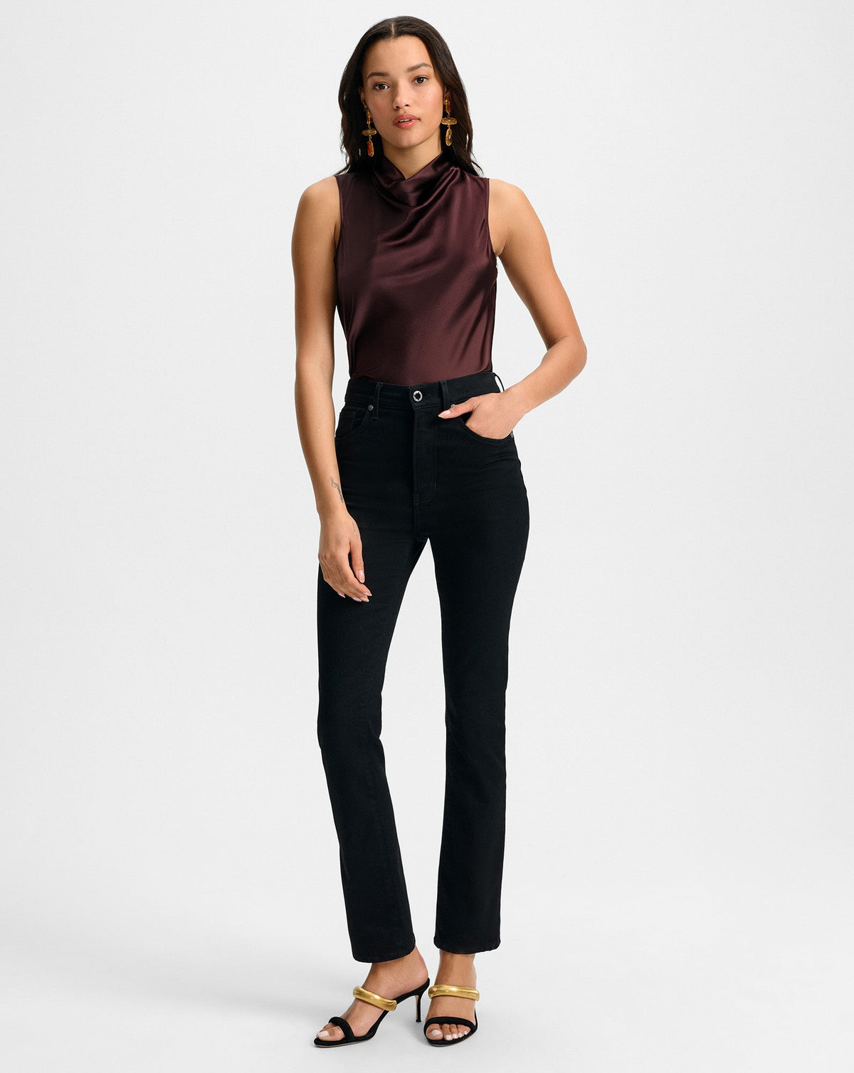 Tam Silk Sleeveless Top