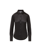 Monique Silk Button-Down Shirt