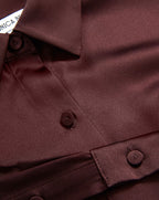 Monique Silk Button-Down Shirt