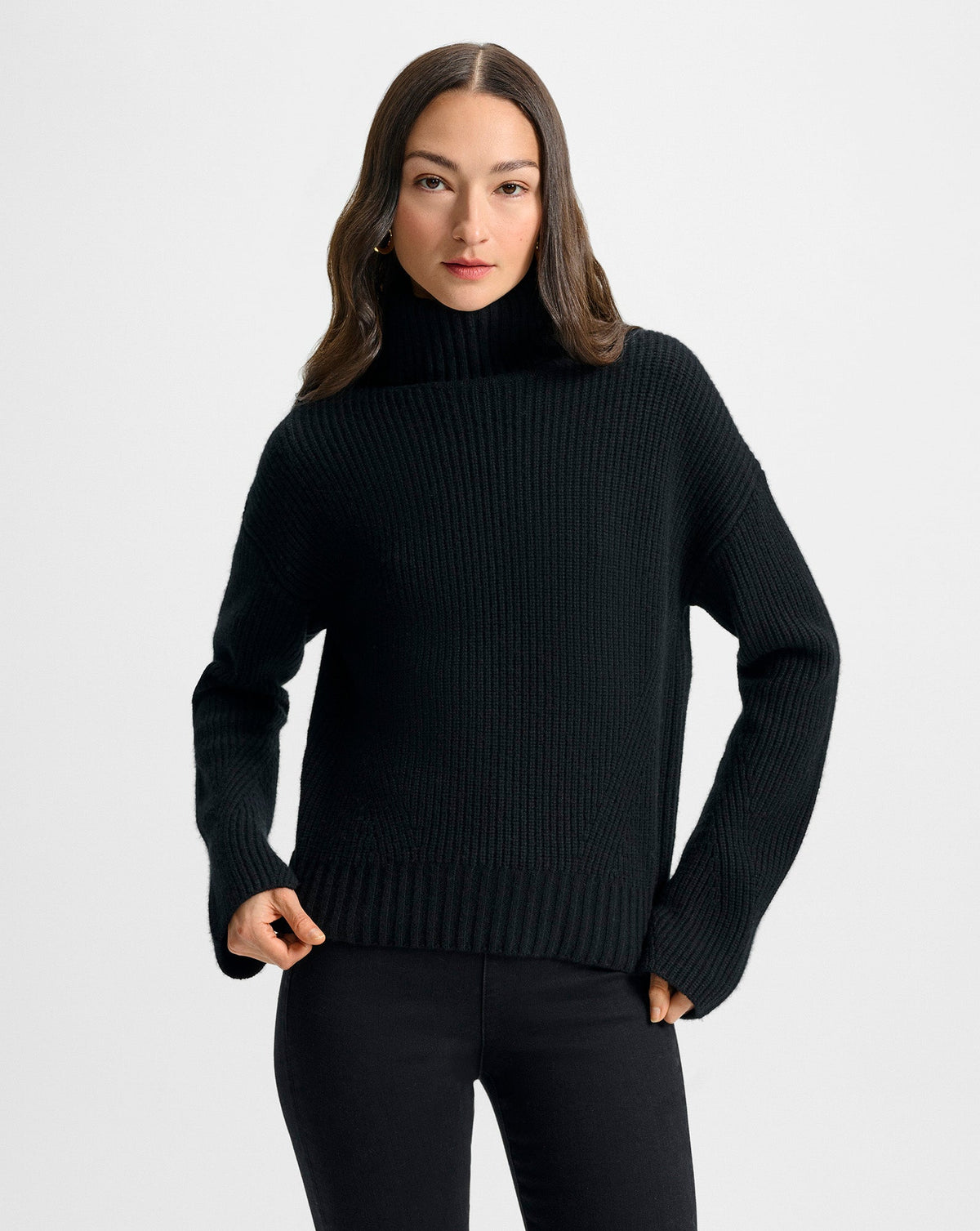 Matilda Cashmere Turtleneck Sweater