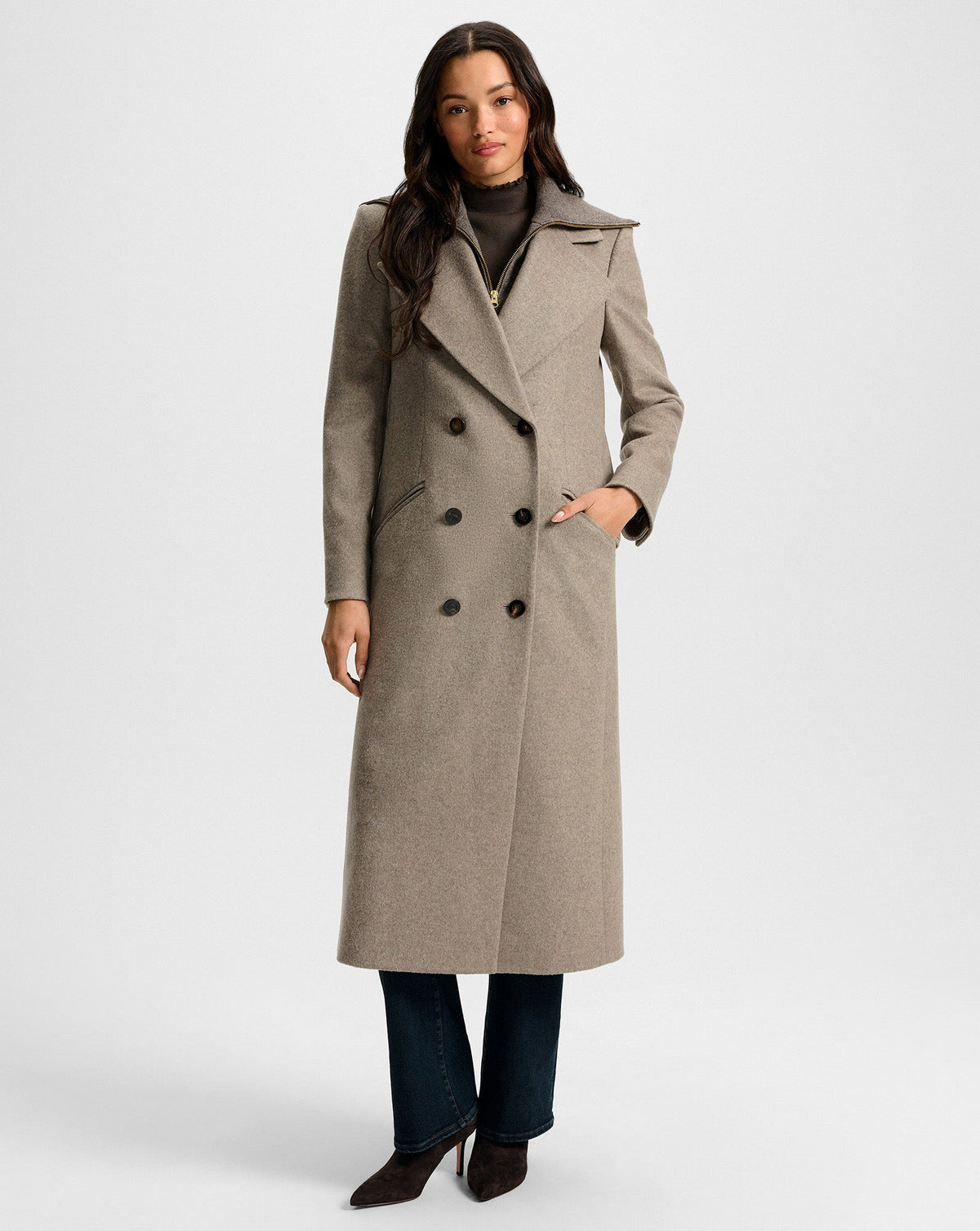 Seth Wool-Cashmere Dickey Coat