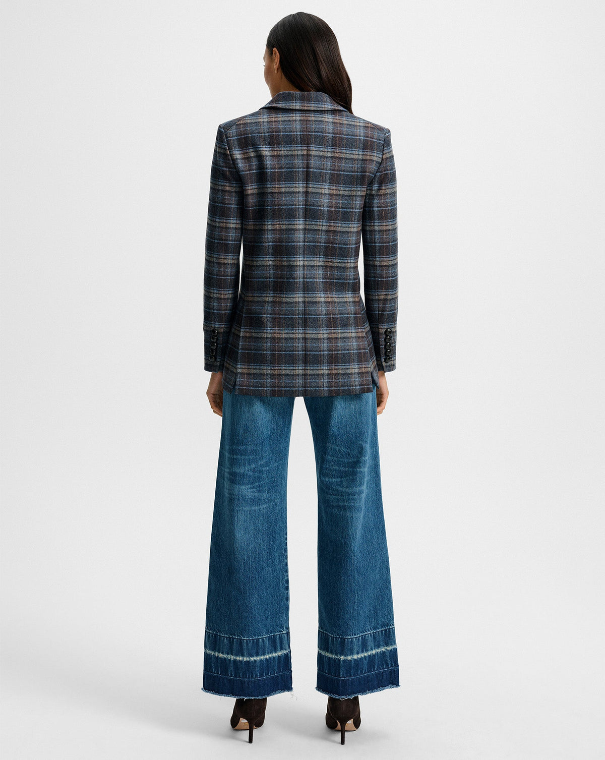 Oria Plaid Dickey Jacket