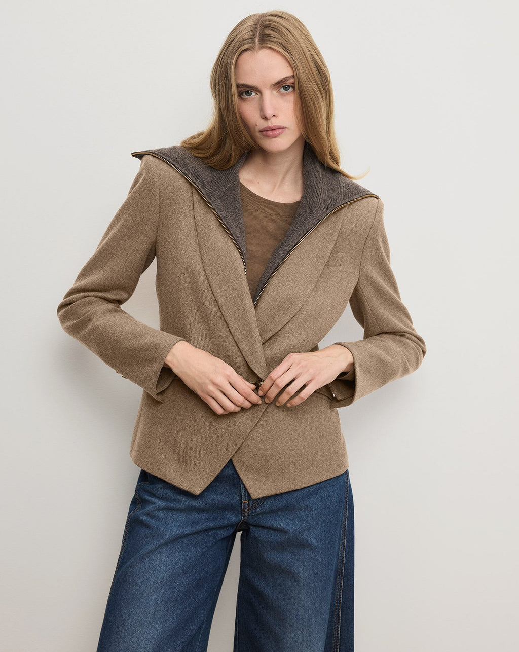 Rickie Cropped Dickey Jacket