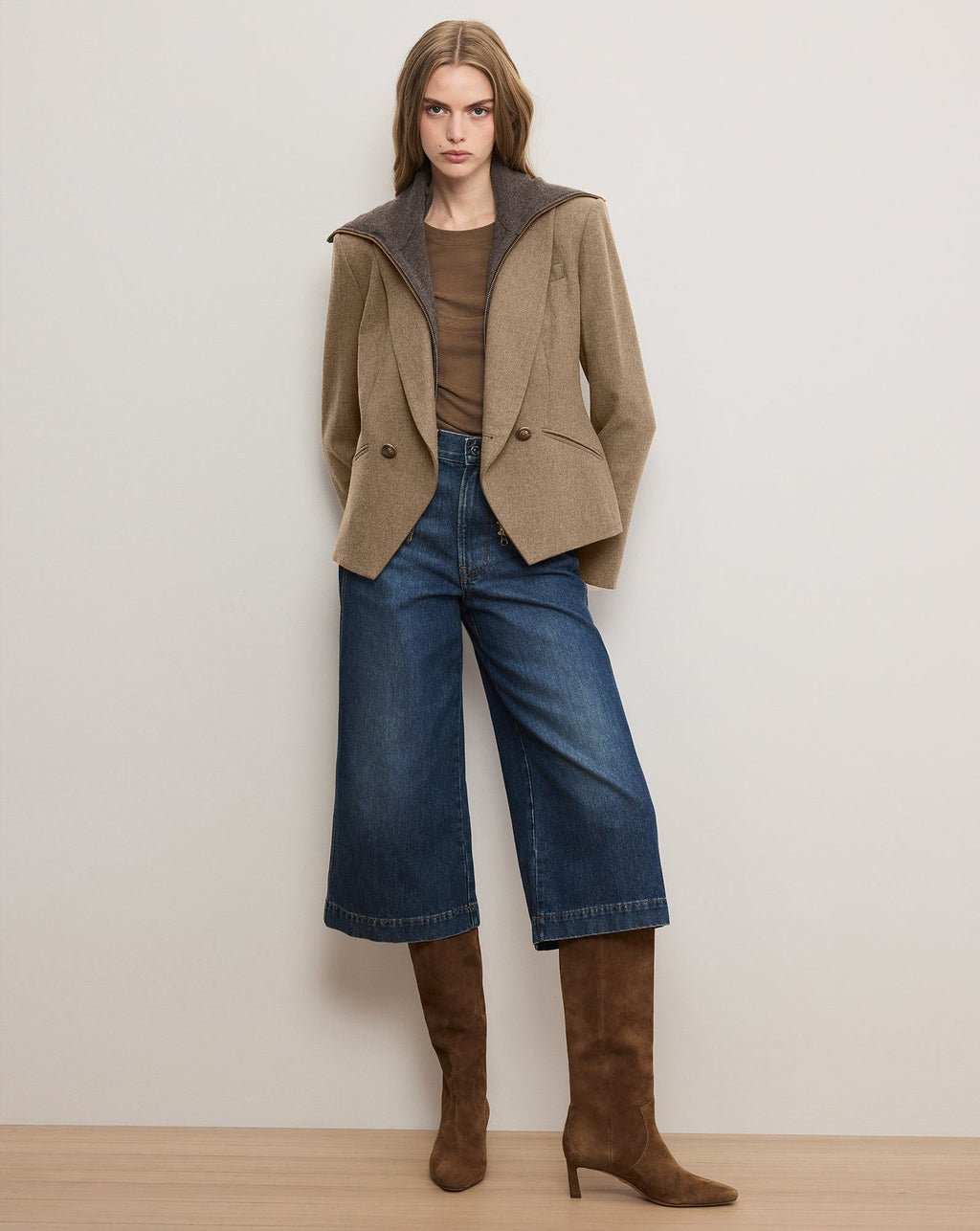 Rickie Cropped Dickey Jacket