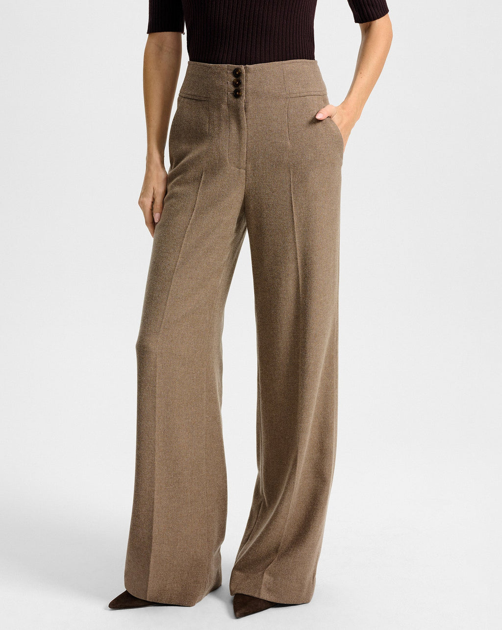 Pantalon Giovanna à jambe large