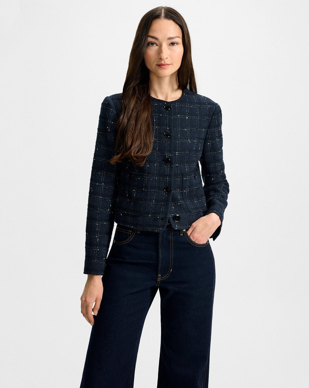 Andrea Tweed Jacket - Famous | Online Store