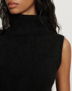 Mazzy Brushed Cashmere Sleeveless Sweater