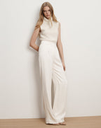 Mazzy Brushed Cashmere Sleeveless Sweater
