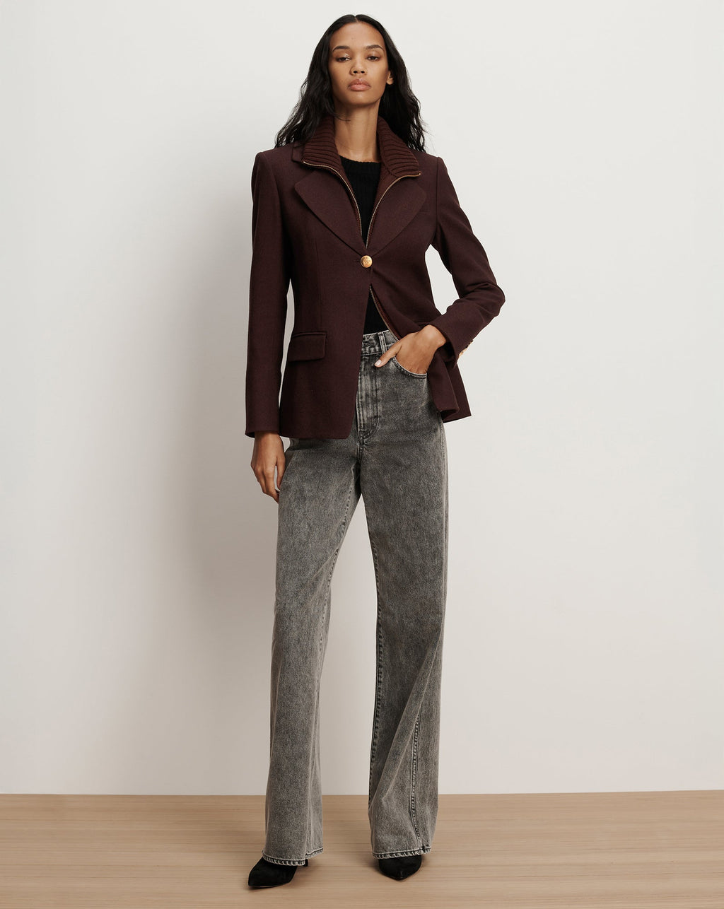 Kessler Wool-Blend Dickey Jacket