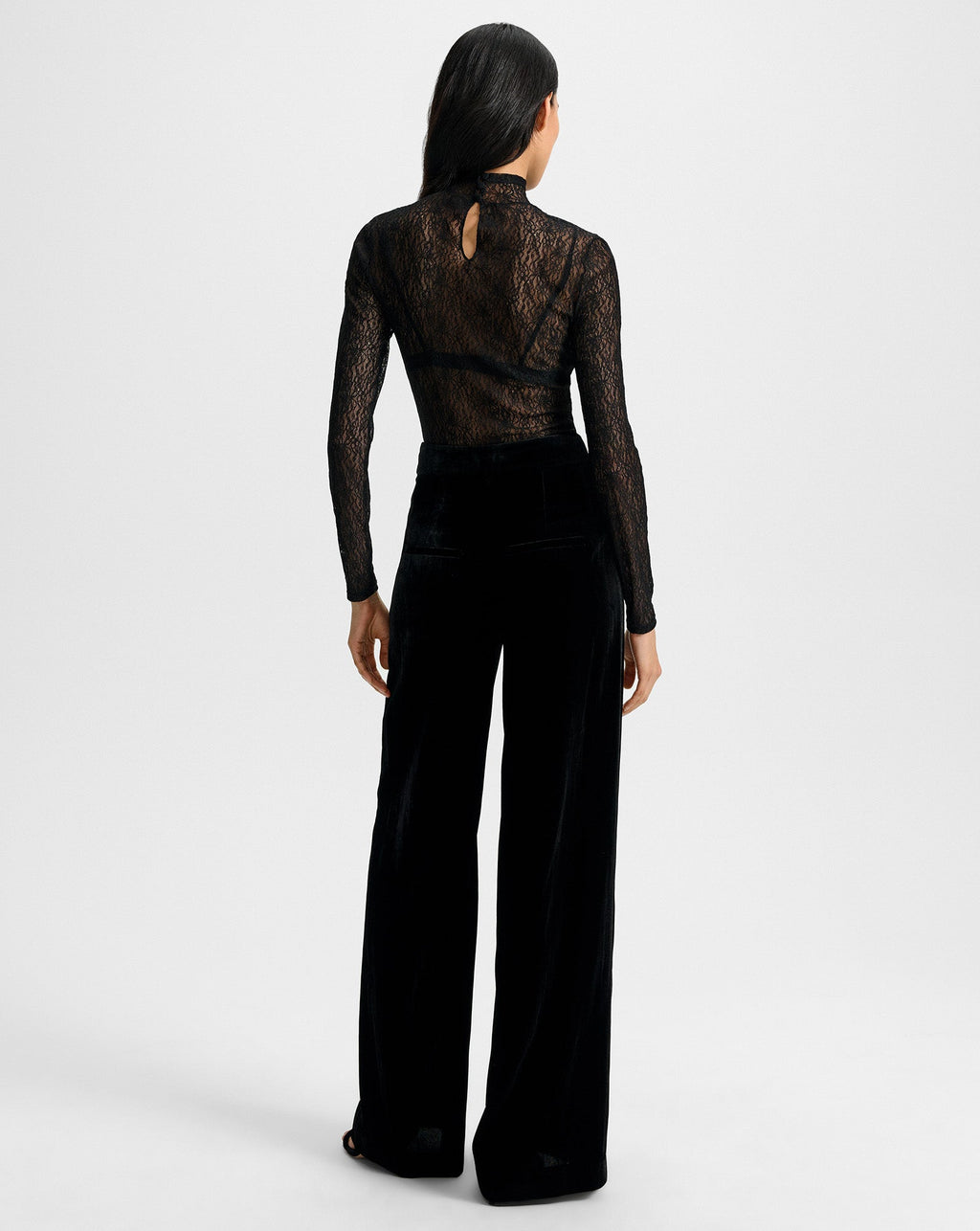 Alex Velvet Wide-Leg Pant - Famous | Online Store