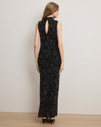 Robe longue ornée de perles Sylven
