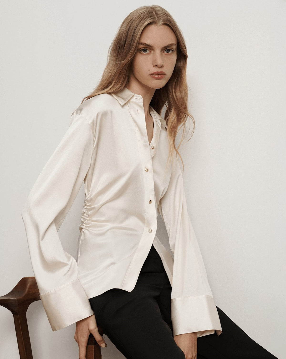 Shiona Stretch-Silk Blouse