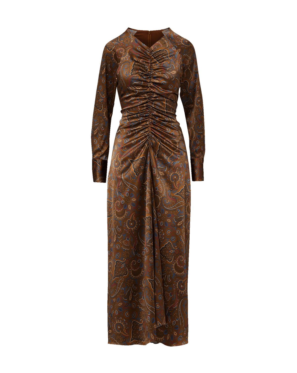 Irma Stretch-Silk Midi Dress