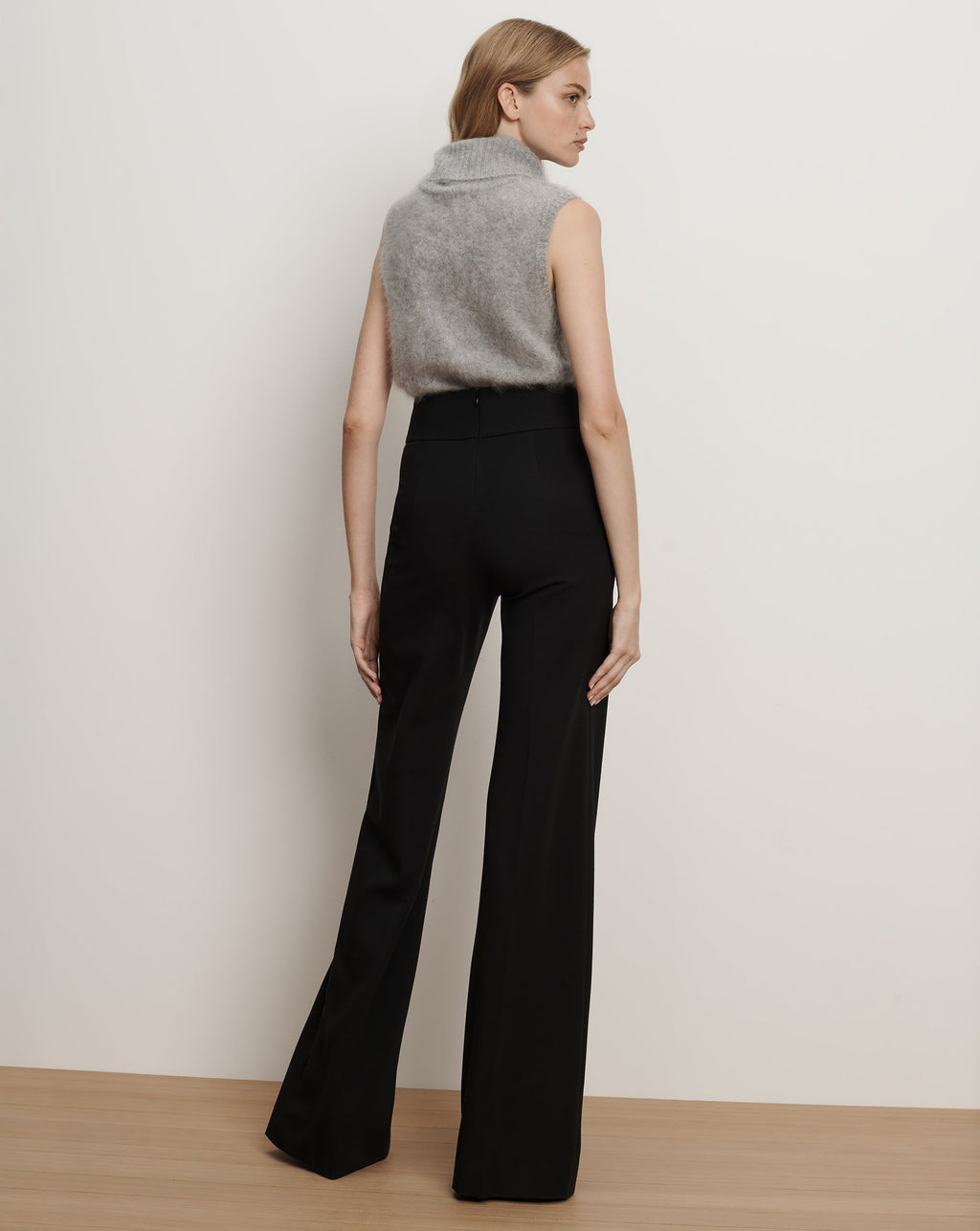 Pantalon large en ponte Kalinda