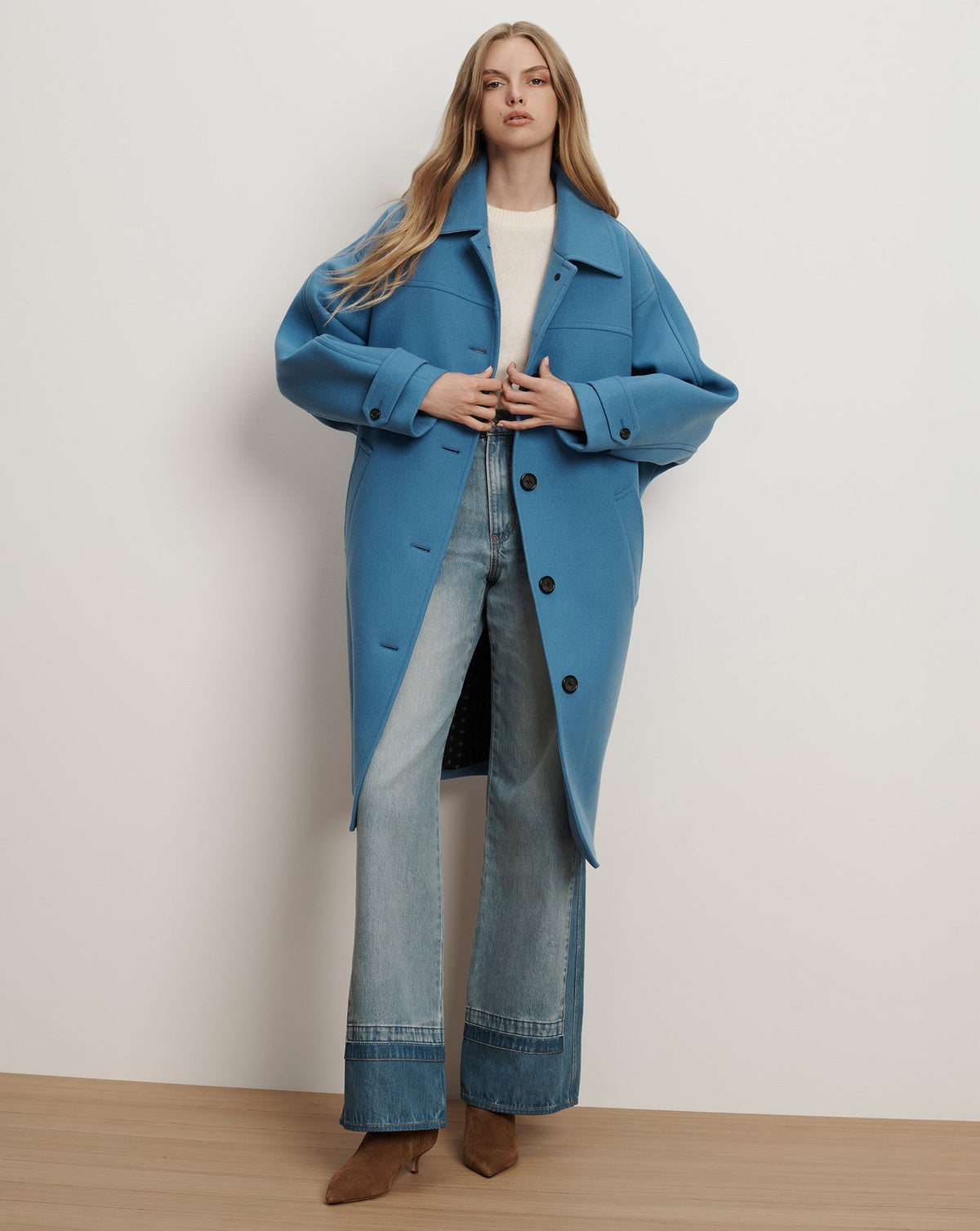 Laurent Cocoon Dickey Coat