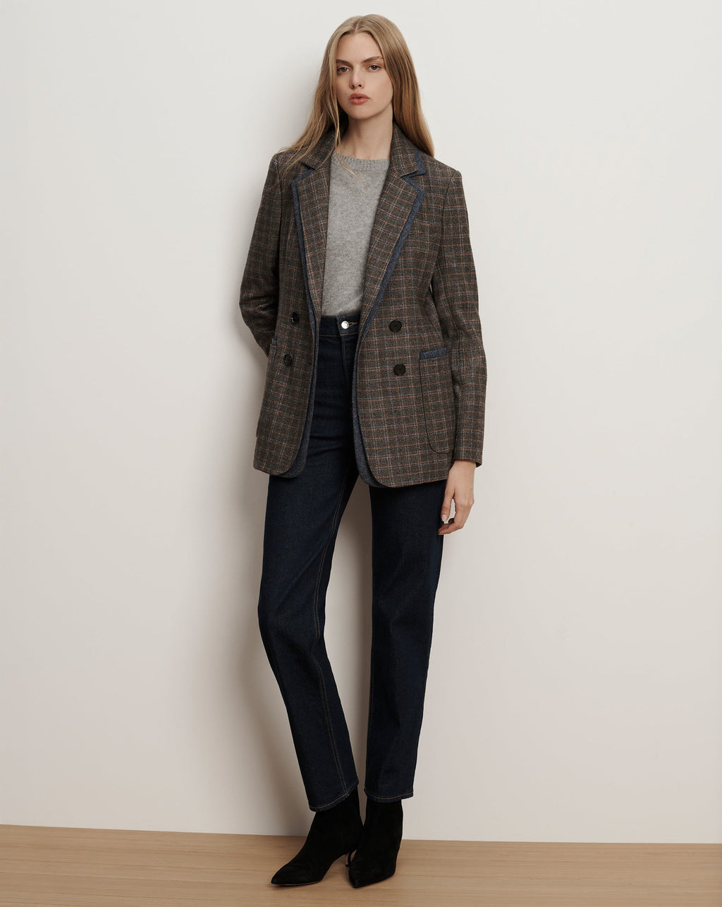 Veste-chemise à carreaux Hedi