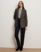 Veste-chemise à carreaux Hedi