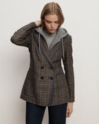 Veste-chemise à carreaux Hedi