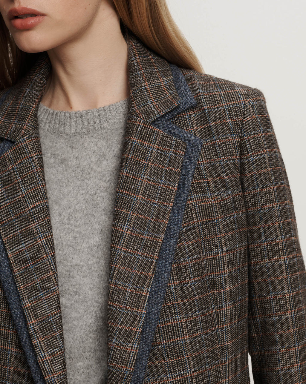 Veste-chemise à carreaux Hedi