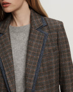 Veste-chemise à carreaux Hedi