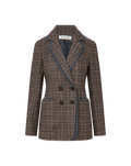 Veste-chemise à carreaux Hedi