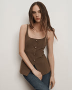 Liana Button-Up Vest