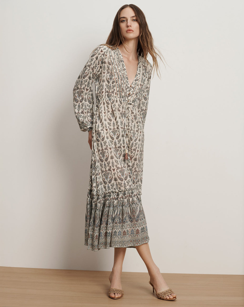 Robe midi Vani Paisley
