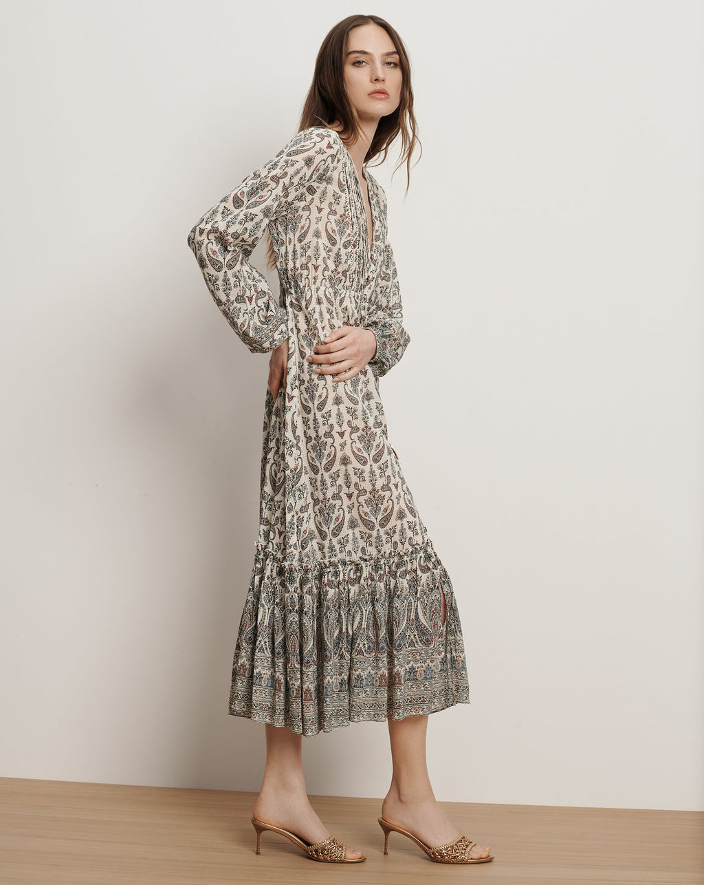 Robe midi Vani Paisley