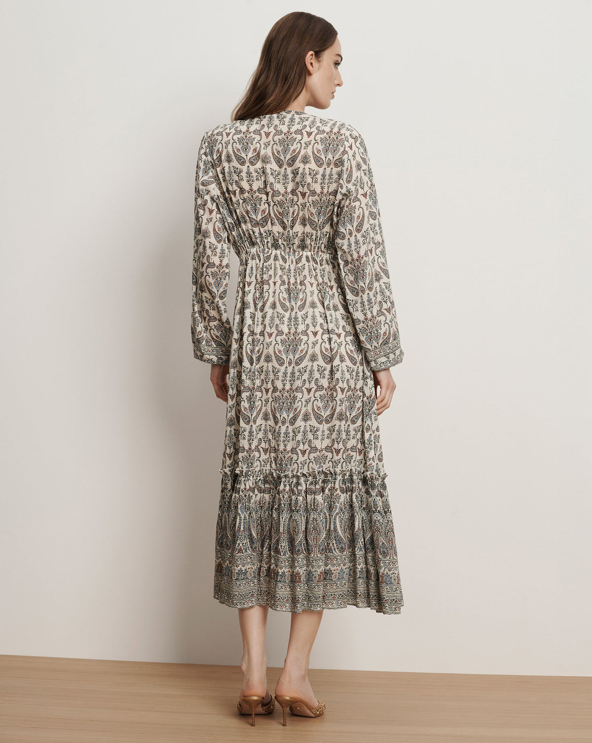 Vani Paisley Midi Dress