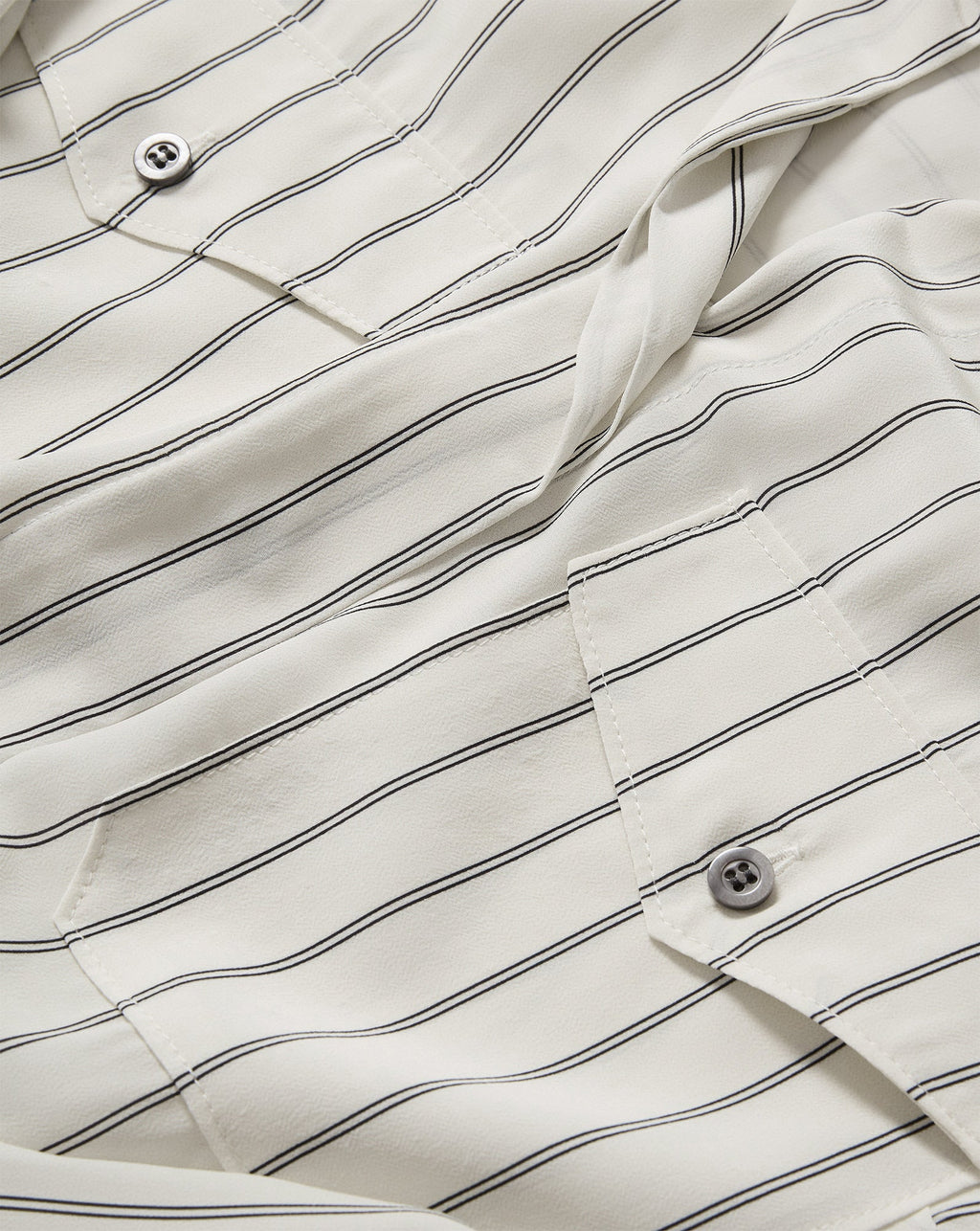 Saku Striped Button-Down Shirt
