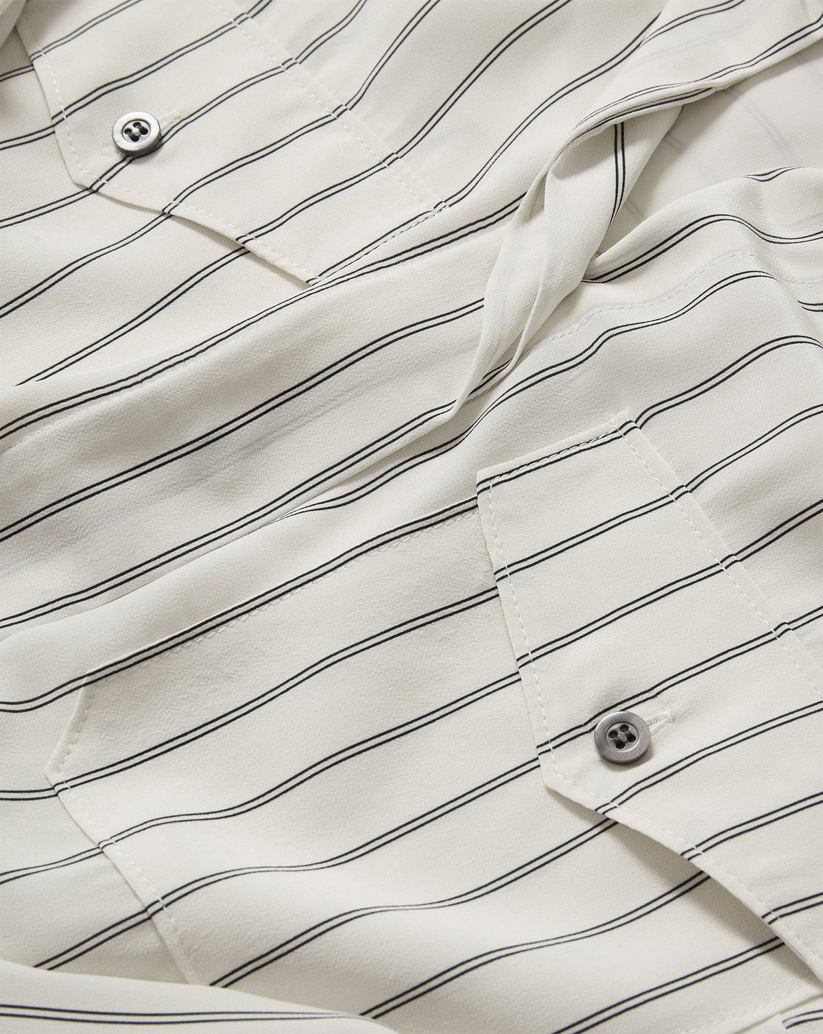 Saku Striped Button-Down Shirt