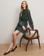Mini-robe en soie Mirabel