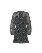 Mini-robe en soie Mirabel