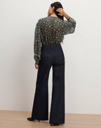 Lollie Floral Button-Down Blouse
