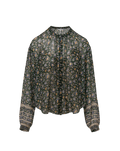 Lollie Floral Button-Down Blouse