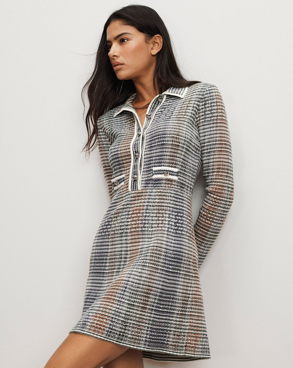 Robe courte en maille Lauper