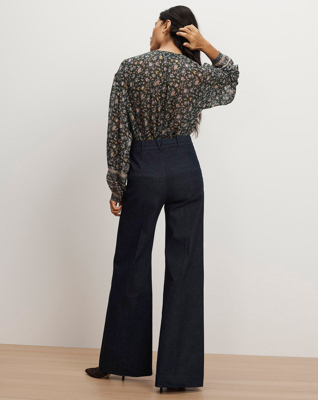 Pantalon en jean évasé Crue