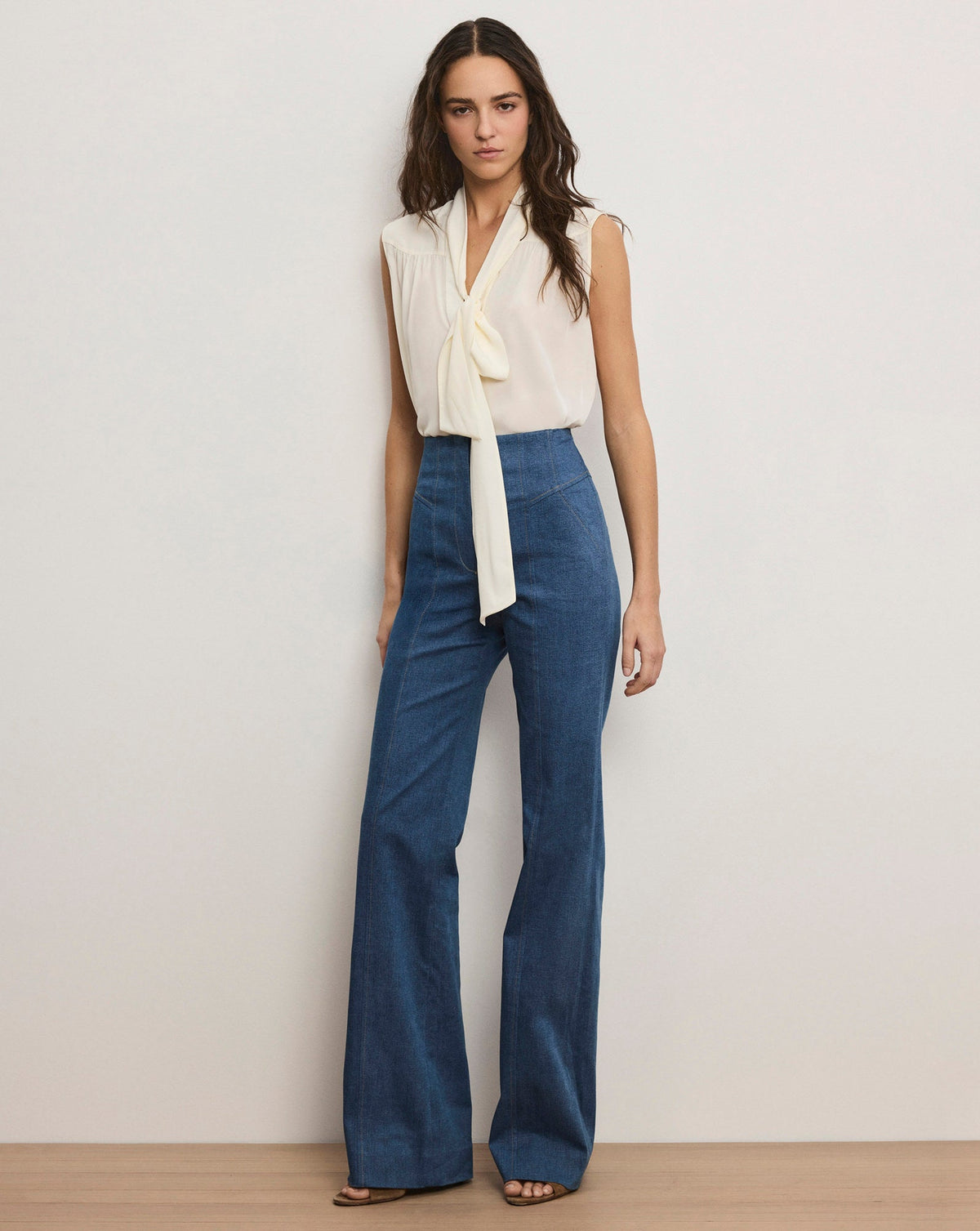 Magnolia Tie-Neck Blouse