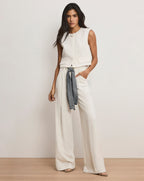 Tai Belted Wide-Leg Pant