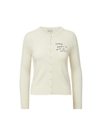 Daro Embroidered Cashmere Cardigan