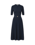 Robe midi Elthea ceinturée